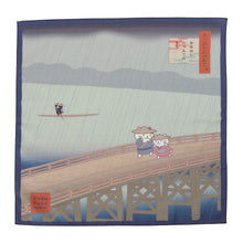 ふくふくにゃんこ 日本画風風呂敷【ガチャガチャ販売】