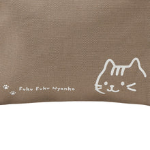ふくふくにゃんこ フェイスフラットポーチ