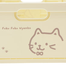 ふくふくにゃんこ フェイス折りたためるプラコンテナMサイズ