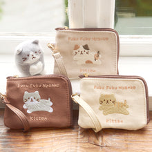 ふくふくにゃんこ KITTENリール付きパスケース
