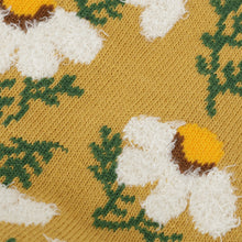 ふくふくにゃんこ 花柄刺繍ショートソックス