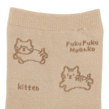 ふくふくにゃんこ KITTENクルーソックス