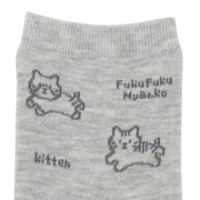 ふくふくにゃんこ KITTENクルーソックス
