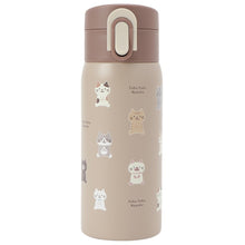 ふくふくにゃんこ ちょこんとワンタッチステンレスボトル350ml