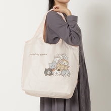 ふくふくにゃんこ 分けて使えるどっちも エコバッグ むぎゅっと