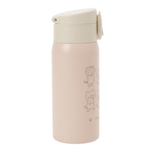 ふくふくにゃんこ ラテピンク ワンタッチ ステンレス ボトル 350ml