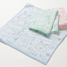 ふくふくにゃんこ ランドリー無撚糸バスタオル