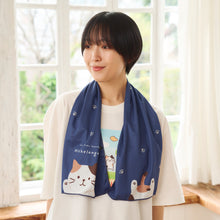 ふくふくにゃんこ クールメーカー冷却 ロングタオル