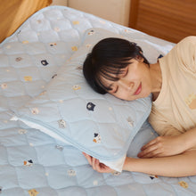 ふくふくにゃんこ 接触冷感 ひんやり コットン ピローパッド