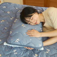 ふくふくにゃんこ 縁日 接触冷感 ピローパッド