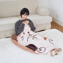 ふくふくにゃんこ ミケのぱっくんケット 着る毛布 【2026_秋冬】