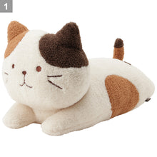 ふくふくにゃんこ ぽわぽわねそべりクッション