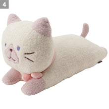 ふくふくにゃんこ ぽわぽわねそべりクッション