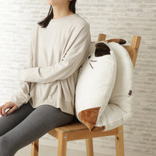 【再入荷】ふくふくにゃんこ まんまる ごろ寝 クッション