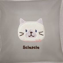 ふくふくにゃんこ カラフルメッシュポーチ