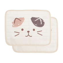【2点セット】ふくふくにゃんこ 接触冷感冷えぷるパッド【セット購入】