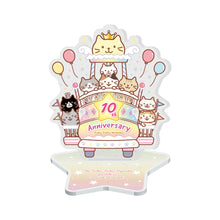 ふくふくにゃんこ 10周年記念アクリルジュエリースタンド