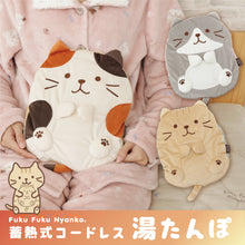 ふくふくにゃんこ 蓄熱式湯たんぽ