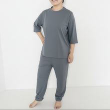 HUG US リカバリーウェア 六分袖Tシャツ