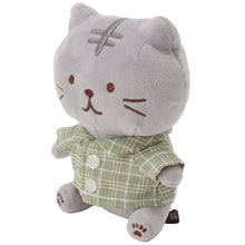 ふくふくにゃんこ 着せ替え チェックシャツ