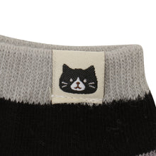 ふくふくにゃんこ 吸湿発熱タグ付きスニーカーソックス
