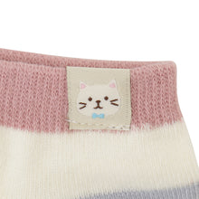 ふくふくにゃんこ 吸湿発熱タグ付きスニーカーソックス