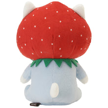 ふくふくにゃんこ いちごおすわりマスコット