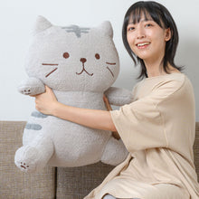 ふくふくにゃんこ ぽわぽわBIG抱きぐるみ(サバタ・クロスケ・しろたまちゃん)【WEB限定】
