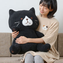 ふくふくにゃんこ ぽわぽわBIG抱きぐるみ(サバタ・クロスケ・しろたまちゃん)【WEB限定】