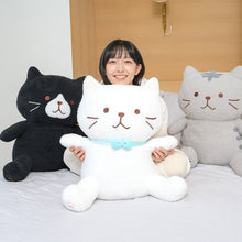 ふくふくにゃんこ ぽわぽわBIG抱きぐるみ(サバタ・クロスケ・しろたまちゃん)【WEB限定】