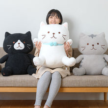 ふくふくにゃんこ ぽわぽわBIG抱きぐるみ(サバタ・クロスケ・しろたまちゃん)【WEB限定】