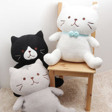 ふくふくにゃんこ ぽわぽわBIG抱きぐるみ(サバタ・クロスケ・しろたまちゃん)【WEB限定】