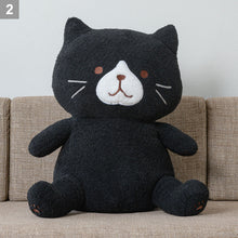 ふくふくにゃんこ ぽわぽわBIG抱きぐるみ(サバタ・クロスケ・しろたまちゃん)【WEB限定】