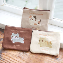  ふくふくにゃんこ KITTEN刺繍ティッシュポーチ

