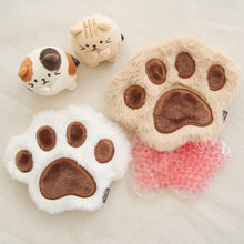  ふくふくにゃんこ ふわふわ肉球エコジェルハンドウォーマー
