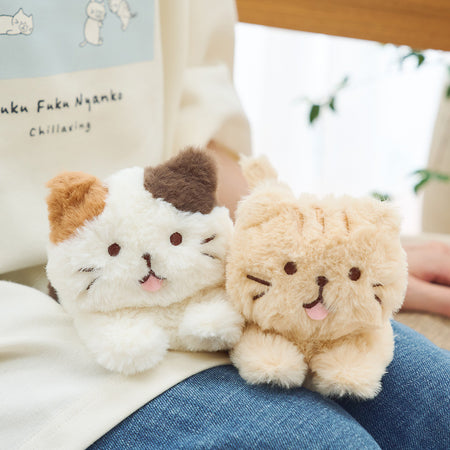 ふくふくにゃんこ ごろにゃんぬいぐるみ（ミケランジェロ・チャチャ丸）