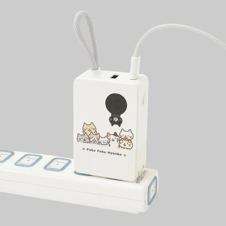 ふくふくにゃんこ 2WAY モバイルバッテリー ＆ ACアダプタ
