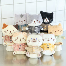  ふくふくにゃんこ 着せ替え チェックシャツ

