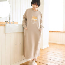  ふくふくにゃんこ スウェットワンピース
