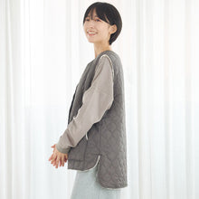  ふくふくにゃんこ キルトベスト
