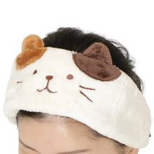  ふくふくにゃんこ にゃりきりポケット付きヘアバンド
