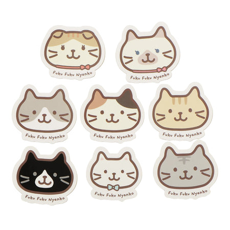 ふくふくにゃんこ おかお ステッカー セット【WEB限定】