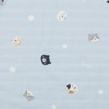  ふくふくにゃんこ 接触冷感 ひんやり コットン  サマーケット LL
