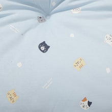  【2個セット】ふくふくにゃんこ 接触冷感 ひんやりコットン ごろ寝クッション

