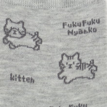  ふくふくにゃんこ  KITTENクルーソックス
