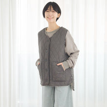  ふくふくにゃんこ キルトベスト
