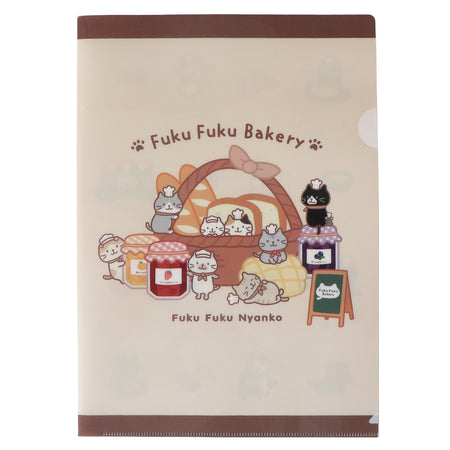 【再入荷】ふくふくにゃんこ ふくふくベーカリー クリアファイル 【WEB限定】