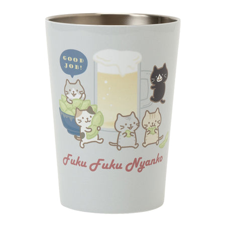 ふくふくにゃんこ おつまみ保冷保温タンブラー