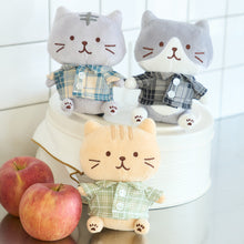  ふくふくにゃんこ 着せ替え チェックシャツ
