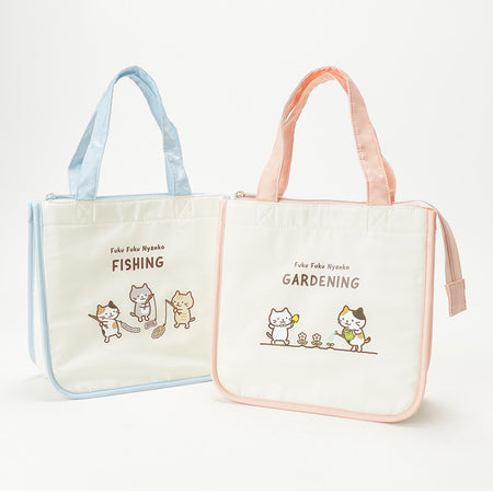 ふくふくにゃんこ ライフ はっ水 保冷保温 ランチバッグ